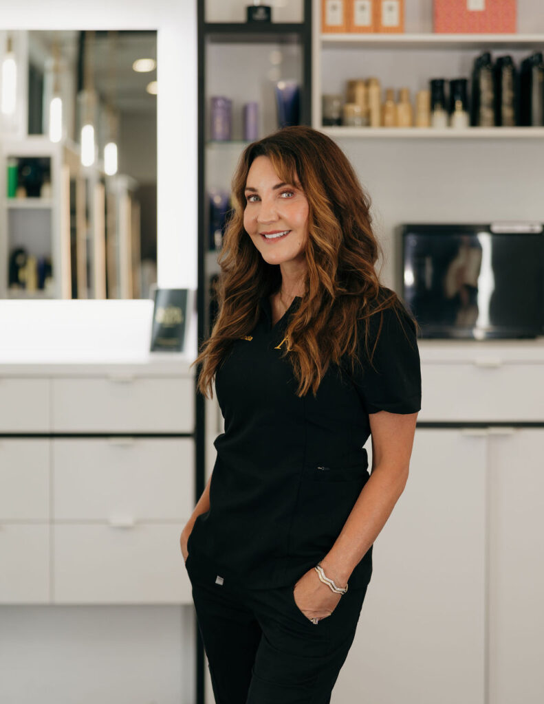 Amanda, expert injector at Renova Aesthetics in Carmel, IN, specializing in Dysport and Restylane treatments.